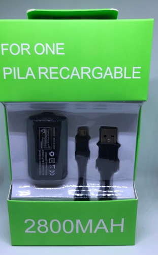 Imagen 4 de 7 de Bateria Recargable Carga Y Juega Para Xbox One 2800 Mah
