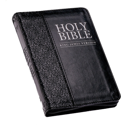 Imagen 2 de 10 de Biblia En Inglés King James Version Tamaño Compacto Negro