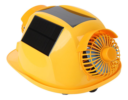 Casco Duro Con Ventilador Solar, Casco Doble, Ligero, De Seg