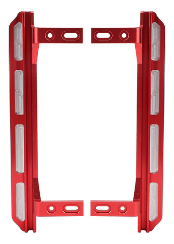 Pedal Lateral Rojo Rojo Rc Para Coche, 1 Par De Pies, Aleaci