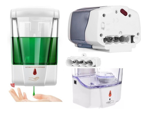 Dispensador Jabón Liquido Y Gel Automatico 700 Ml