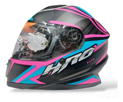 Casco integral HRO 523 DV certificado para moto