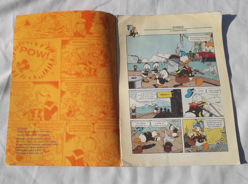 Historieta Antigua* Disney Comics , Donald * Nº 3 Del Año 99 (Usado)