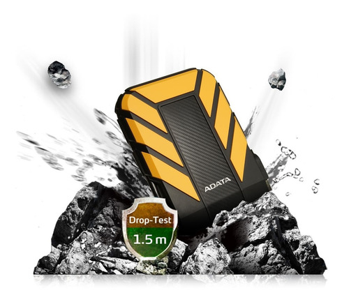 Disco duro externo Adata HD710 Pro AHD710P-1TU31 1TB amarillo