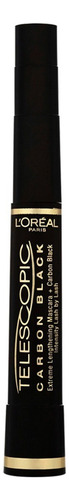 Máscara Para Pestañas L'oréal Telescopic Carbon Black 8 Ml Carbon Black