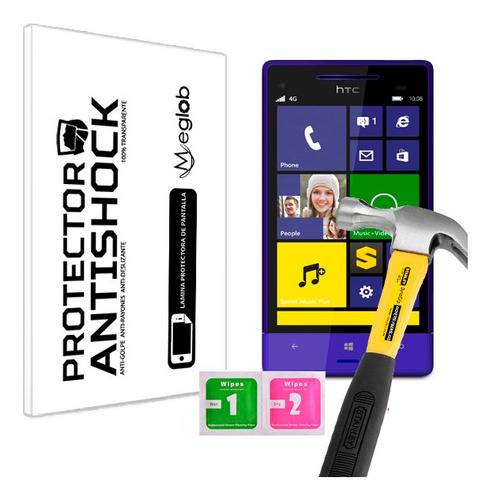 Protector De Pantalla Anti-shock Htc 8xt