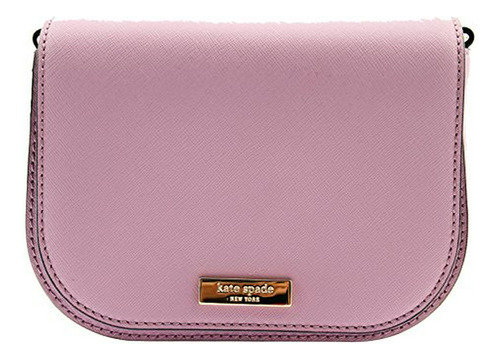 Bandolera De Piel Saffiano Kate Spade New York En Lila