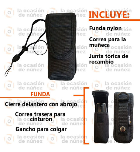 Linterna Fenix Tk35ue V2.0 Tactica De Mano 5000 Lumens 400 M