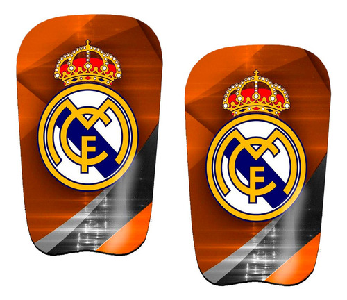 1 Par De Caneleira Pvc Customizada Real Madrid
