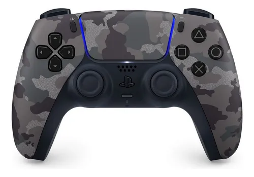 Imagem do produto Controle PS5 Cinza Camuflado sem fio (Dualsense) em Mercado Livre