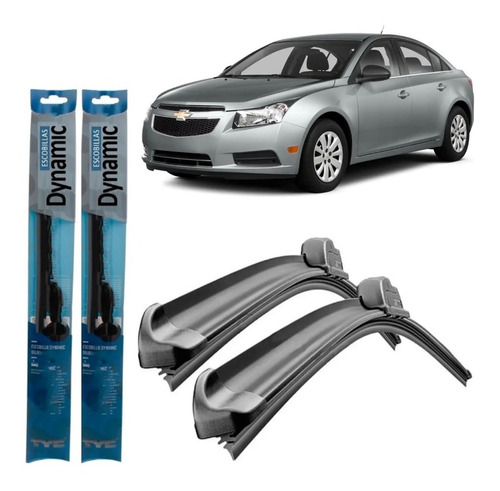 Juego Kit Escobillas Chevrolet Cruze 2010 2011 2012 2013