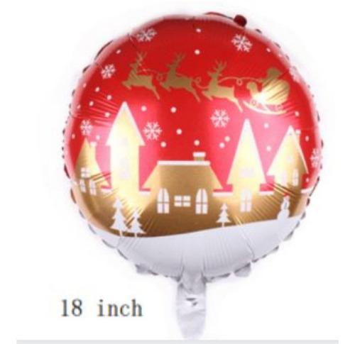 Paquete De Globos Redondos De Navidad