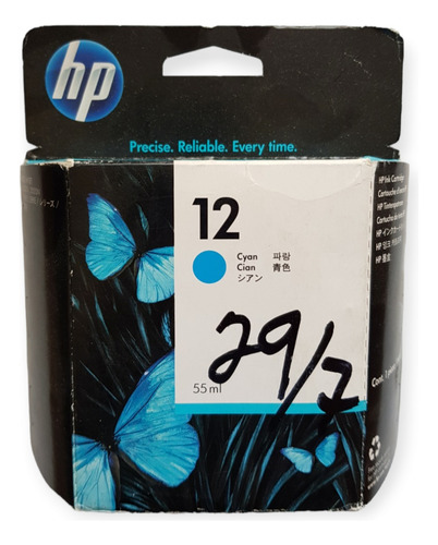 Cartucho Hp 12 Cian Original