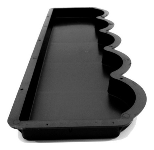 Kit 100 Forma Guia De Jardim Ondulada Meio Fio 80x20x4 Fp105