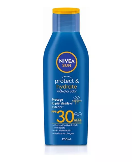 Protector Solar Nivea Sun Protect & Hydrate Fps 30 X 200 Ml