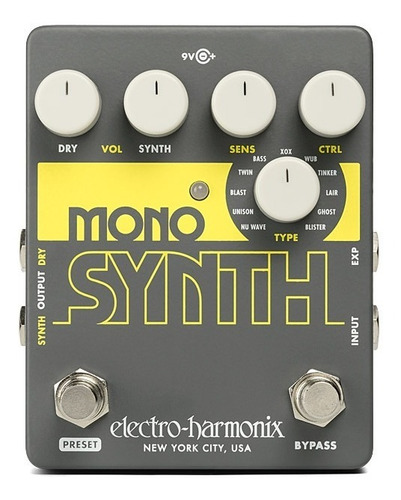 Pedal Electro-harmonix Mono Synth Guitar 