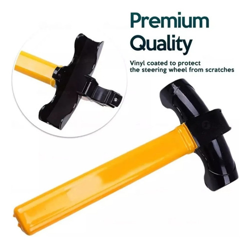 Traba Volantes Anti Robo Auto Tipo T Calidad Premium