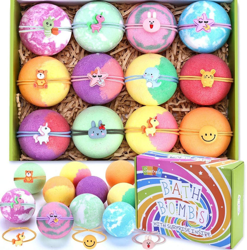 Bath Bombs For Kids With Toys Inside For Girls Boys - Surpri