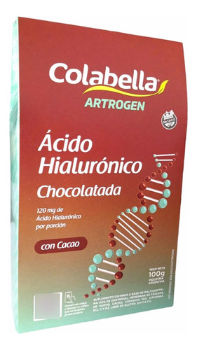 Ácido Hialuronico Chocolatada Q10 B12 C D3 S/tacc Colabella