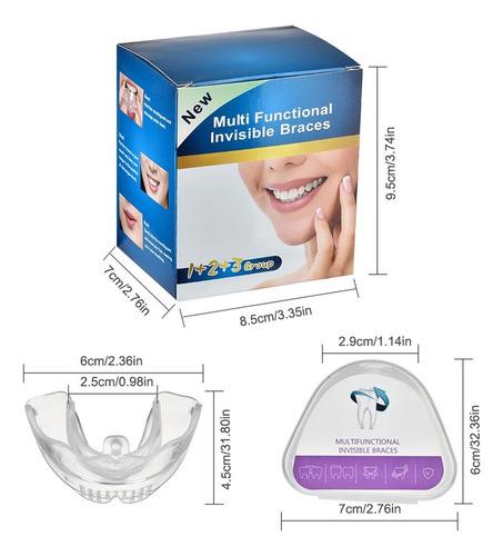 Yy Para Corrector Dental De 3 Etapas, Alineación Invisible