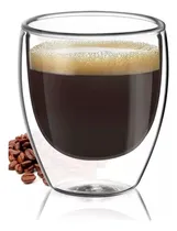 Comprar Pocillo Taza Café 250 Ml Doble Pared Vidrio Borosilicato X1