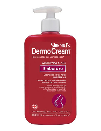 Crema Corporal Pre Y Post Natal Maternal Care 400 Ml