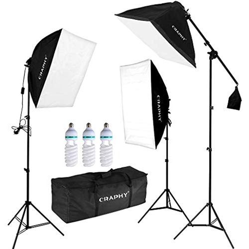 Kit Iluminación Continua 3x135w 5000k Bombillas 20 ''x25 ''