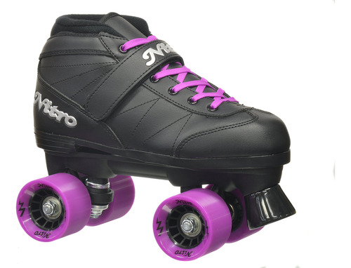 Epic Skates Super Nitro Purple - Patines De Cuatro Velocida.