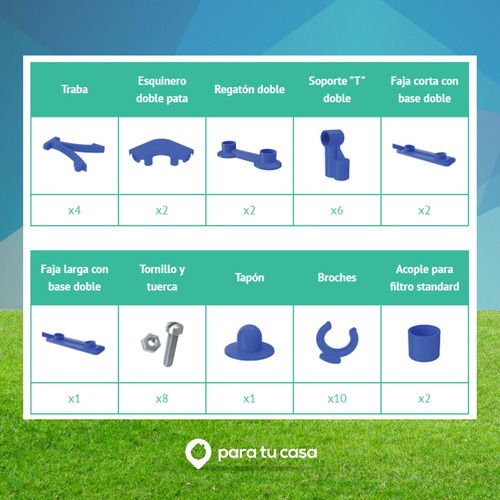 Pileta Pelopincho 8000 Lt + Base Y Cubre Pileta + Bomba