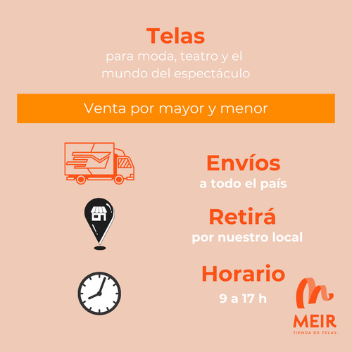 Tela Algodón Lunares - 1,5 M. De Ancho Naranja Rígido