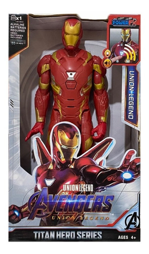 Avengers Iron Man Titan Hero Series Con Luz Y Sonido