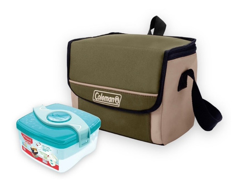 Combo Viandera Escolar Coleman + Contenedor Para Alimentos