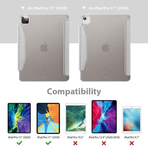 Capa Capinha iPad Pro 11 (2020) Esr Trifold C/suporte Caneta