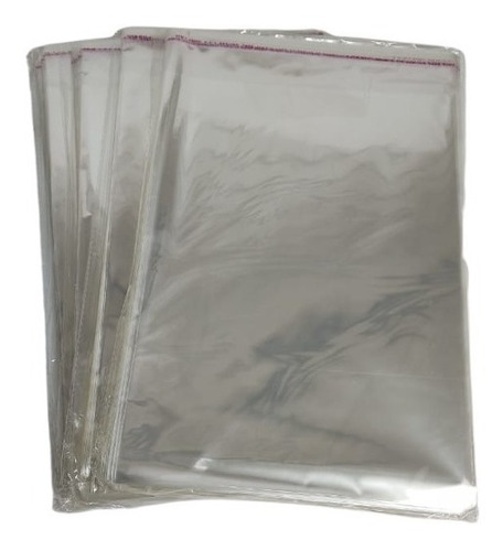 Sacos Adesivados Transparentes Bopp 22x30+4cm 100un