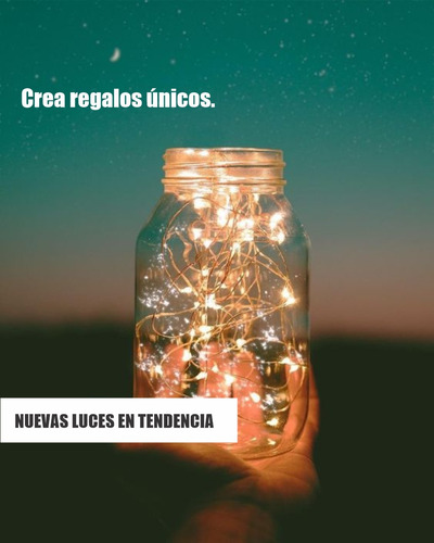 Extensión De Luces Micro Led Alambre De 2m X 12 Unidades.