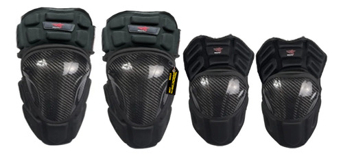 Rodilleras Y Coderas De Carbono Para Motocross Moto