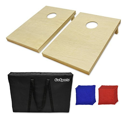 Set De Madera Maciza Gosports Premium Cornhole Regulacion De