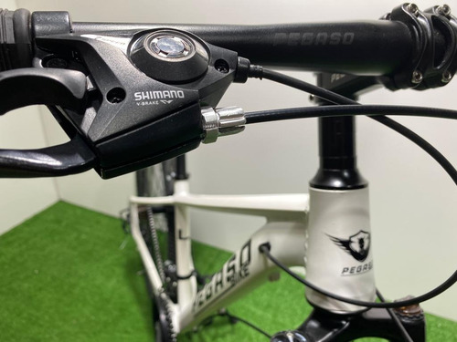 Imagen 5 de 10 de Bicicleta Aluminio Blanca Mtb Aro 27,5 Pegaso Bikes