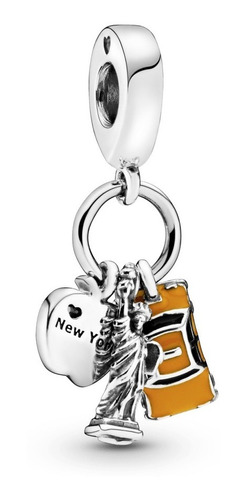 Dije Charm Pandora New York Símbolos Nueva York Original