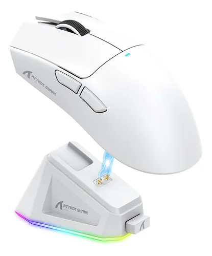 Base De Mouse Para Jogos Attack Shark X11 Paw3311 White