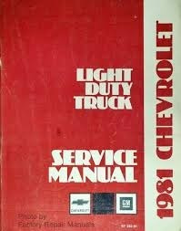 Manual Light Duty Truck 1981