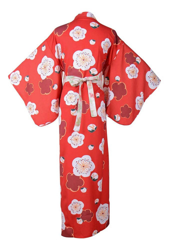 Disfraz De Kimono Rojo Para Mujer Love Live Cosplay Yukata D