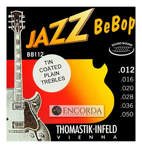 Cordas Para Guitarra Thomastik Infeld Jazz Bebop Bb112t