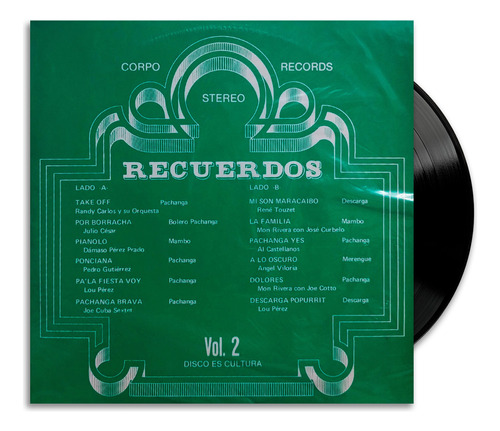 Recuerdos Pachangas Vol. 2 - Lp