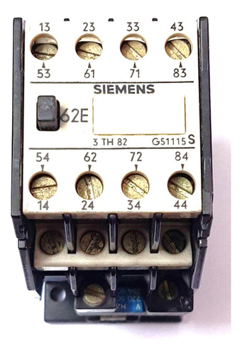 Contactor Aux. Siemens 3th82-62-oa-  6no+2nc -origen Alemán
