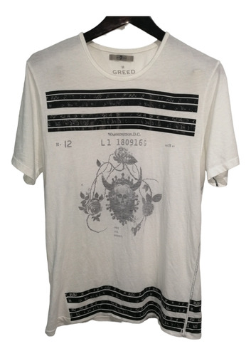 Playera 7 All For Mankind Greed Para Caballero! * M *