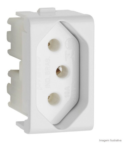 Modulo Tomada 2p+t 1 Posto 20a 250v Branco Decor Schneider