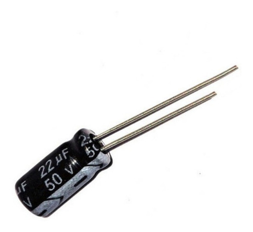 Capacitor Condensador Electrolitico 22uf 50v Pack 10 Unidade