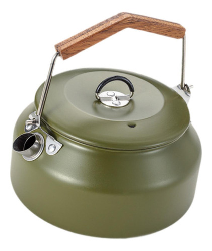 Camping Kettle Coffee Bof De Agua Fácil De Limpiar Verde