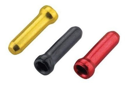 Extremos De Cable Jagwire 18 Mm Oro Negro Rojo 30ea